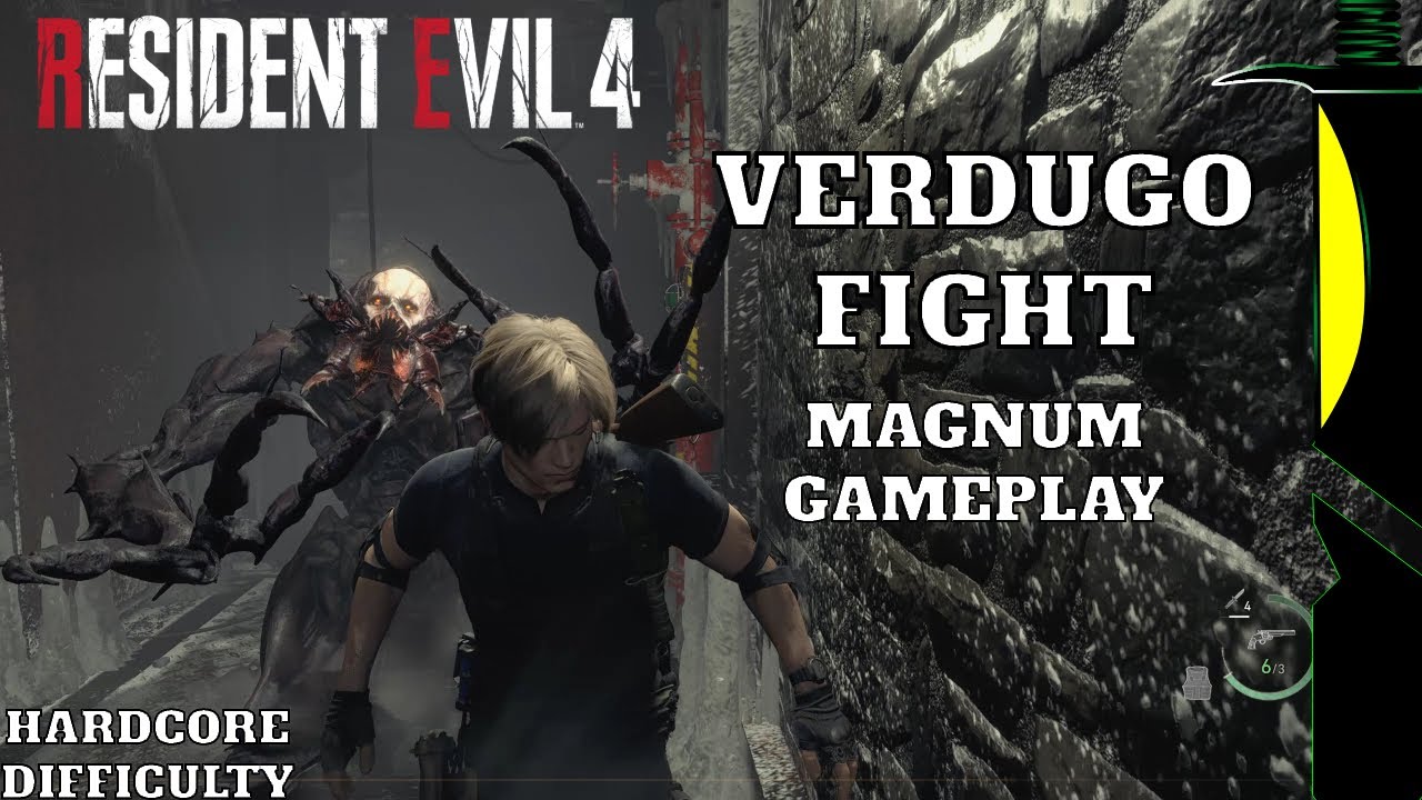 Resident Evil 4 Remake PC - Verdugo Fight Hardcore Difficulty