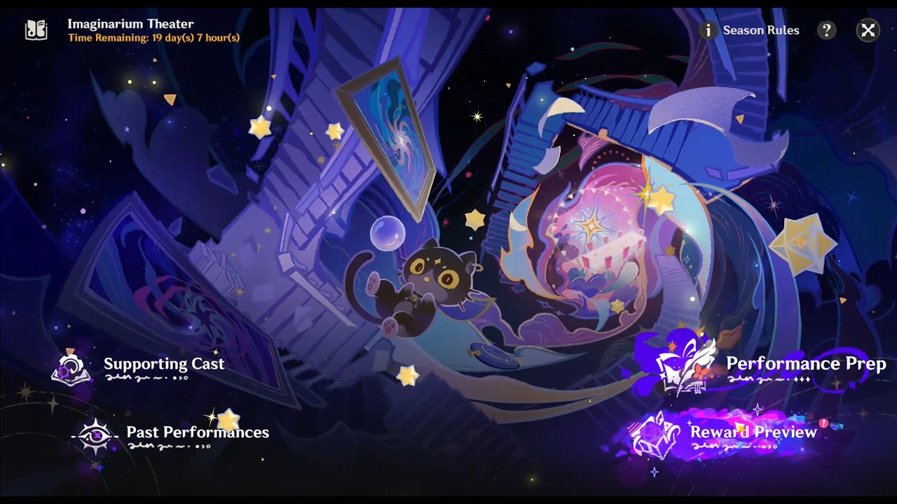 Playing Imaginarium Theater Normal Mode | Genshin Impact