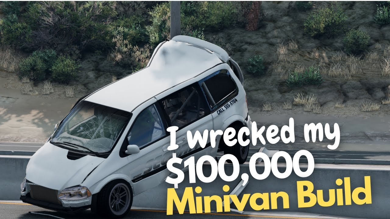 Unleashing the Power of a $100K Minivan - BeamNG.Drive Career Mode