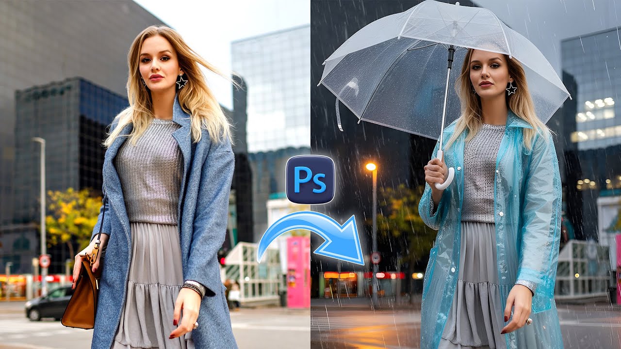 How to Make Realisitc Rain Effect in Photoshop