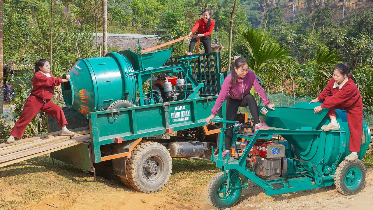 Use Trucks To Transport Concrete Mixers, Buy Cassava Tubers To Supply To People | Daily Farm