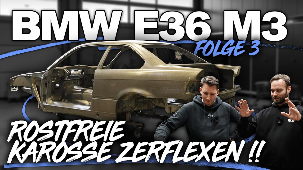 Erstes Wiegen nach dem Entlacken + Schiebedach entfernen am BMW e36 M3! Folge 3