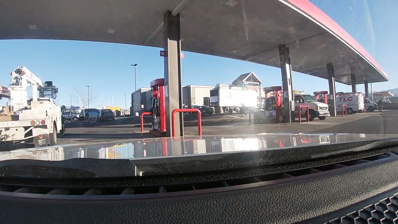 Albuquerque, New Mexico - Motel to Gas Station