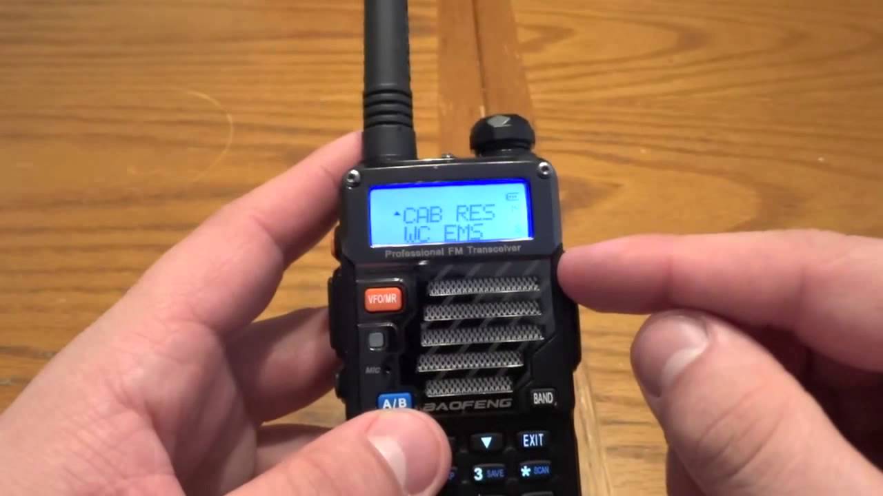 BAOFENG UV-5R PLUS SET UP