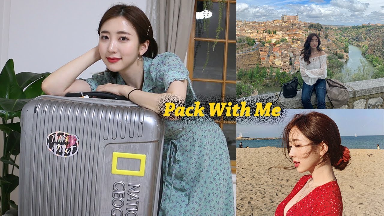❤️스페인 여행 같이 짐 싸요 | 옷 코디 법 | 여행 필수템  / Pack with Me