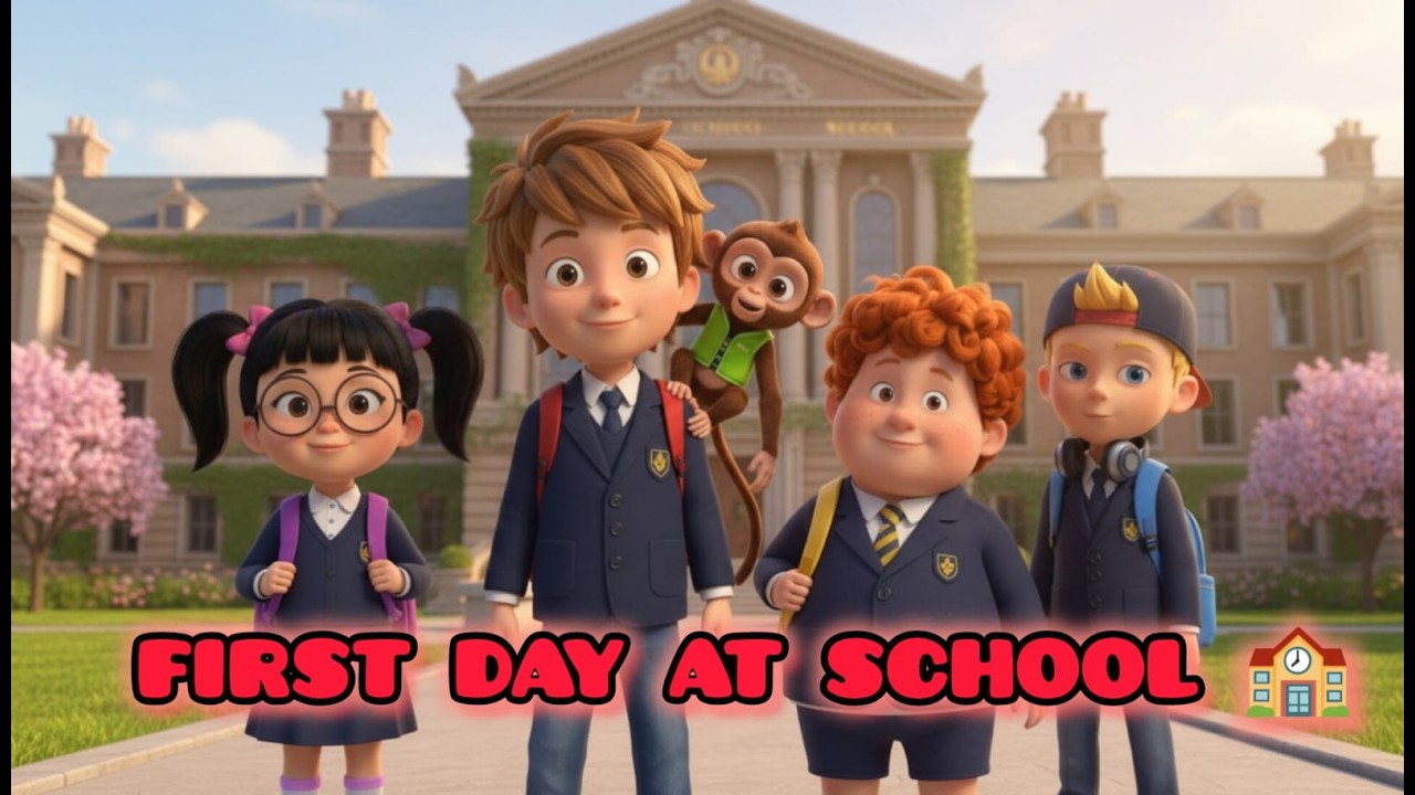 Max & Friends' FIRST DAY AT SCHOOL! 😱🎒 | Volcano Explodes, Lunch Chaos & Epic Adventures!