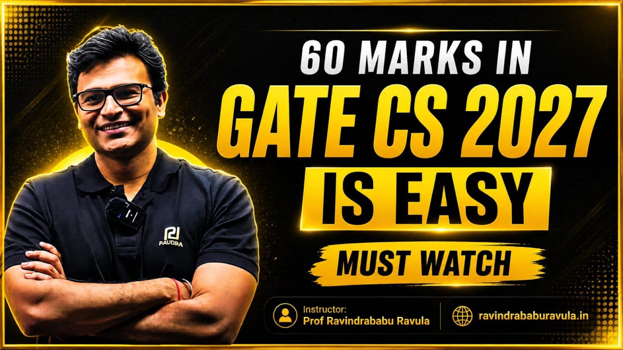 Набрать 60 баллов на экзамене GATE CS 2027 &mdash; это ЛЕГКО | Обязательно посмотрите | Профессор Равин...