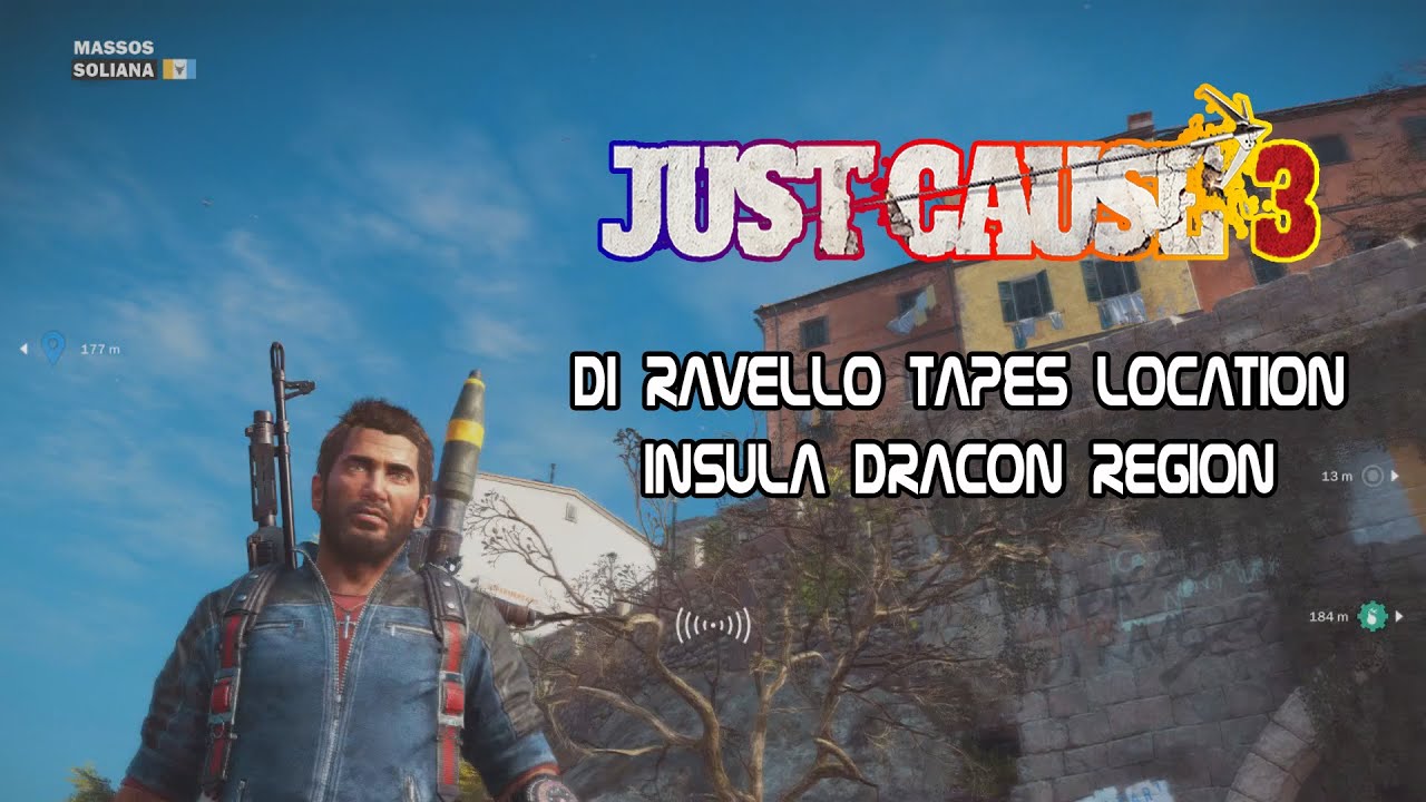 Just Cause 3 All Di Ravello Tapes Location [Insula Dracon Region][Diary of the Madman Trophy]