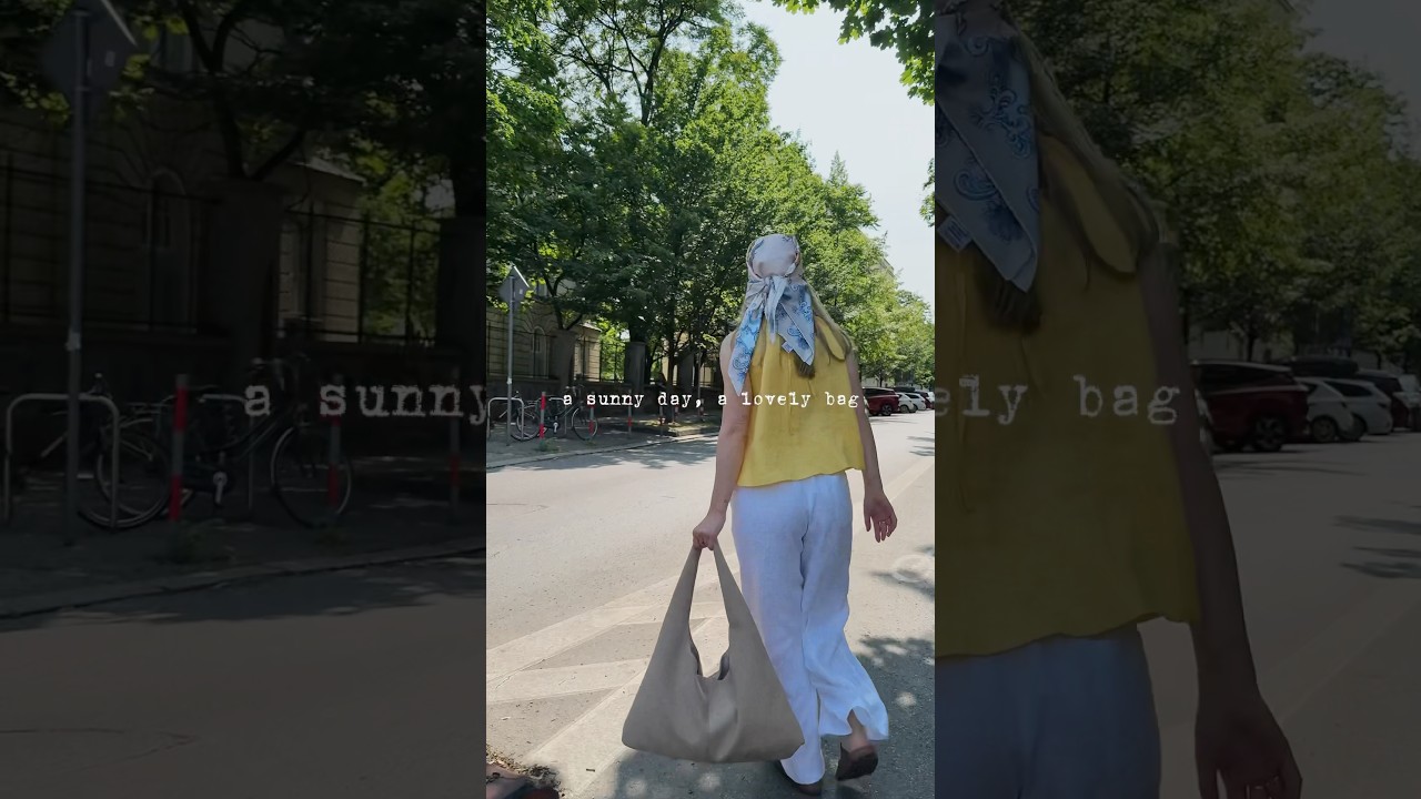 Piękne letnie stylizacje z naszą beżową Slouchy! Idealne na każdą porę dnia. Na mebags.pl 💛✨