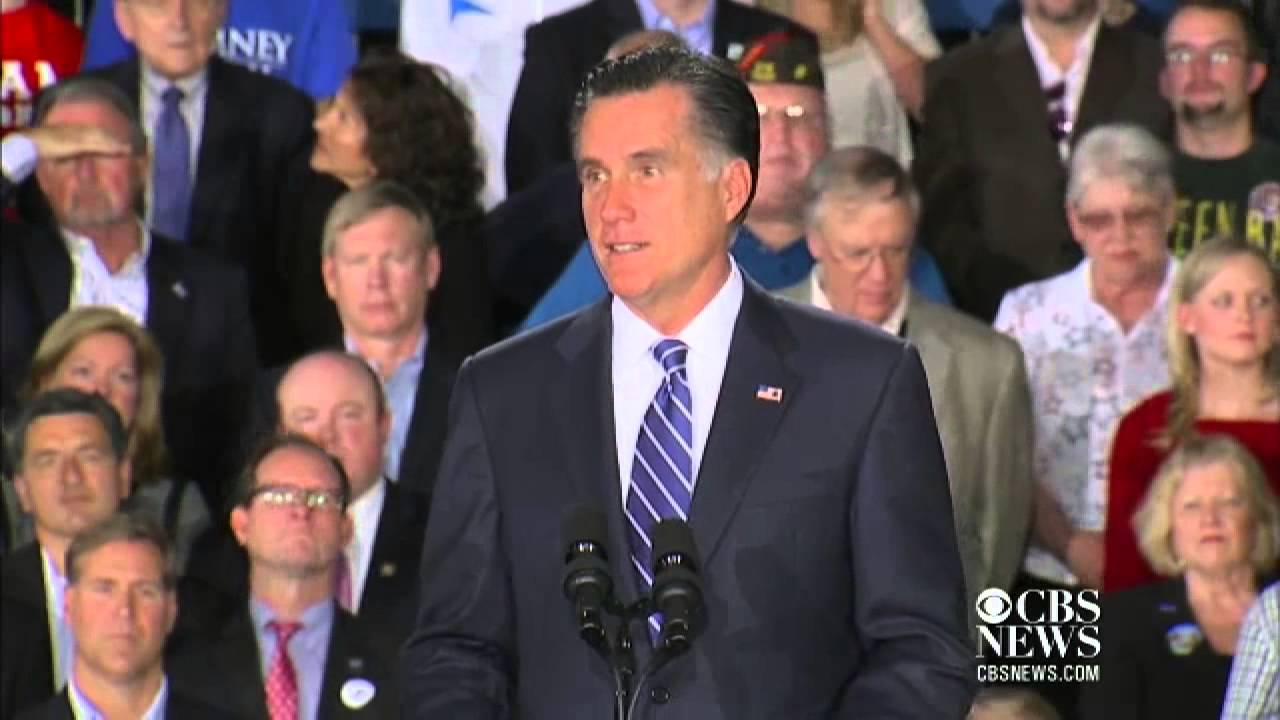 Mitt Romney campaigns till the end