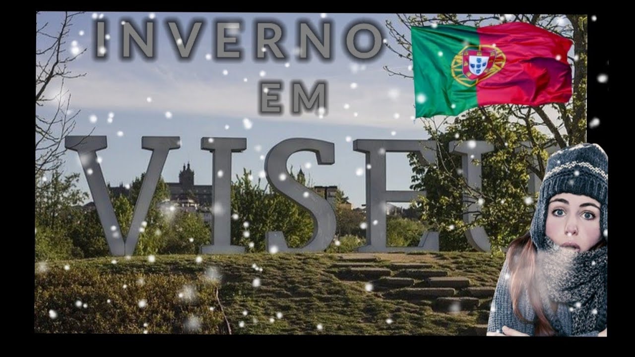 INVERNO em viseu Portugal- Será que as pessoas saem as ruas no inverno de viseu #canalviseuportugal