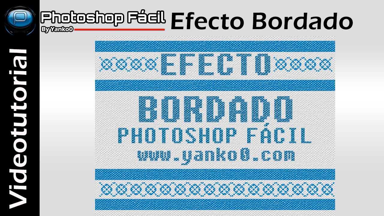 Efecto Bordado #Photoshop Fácil by Yanko0