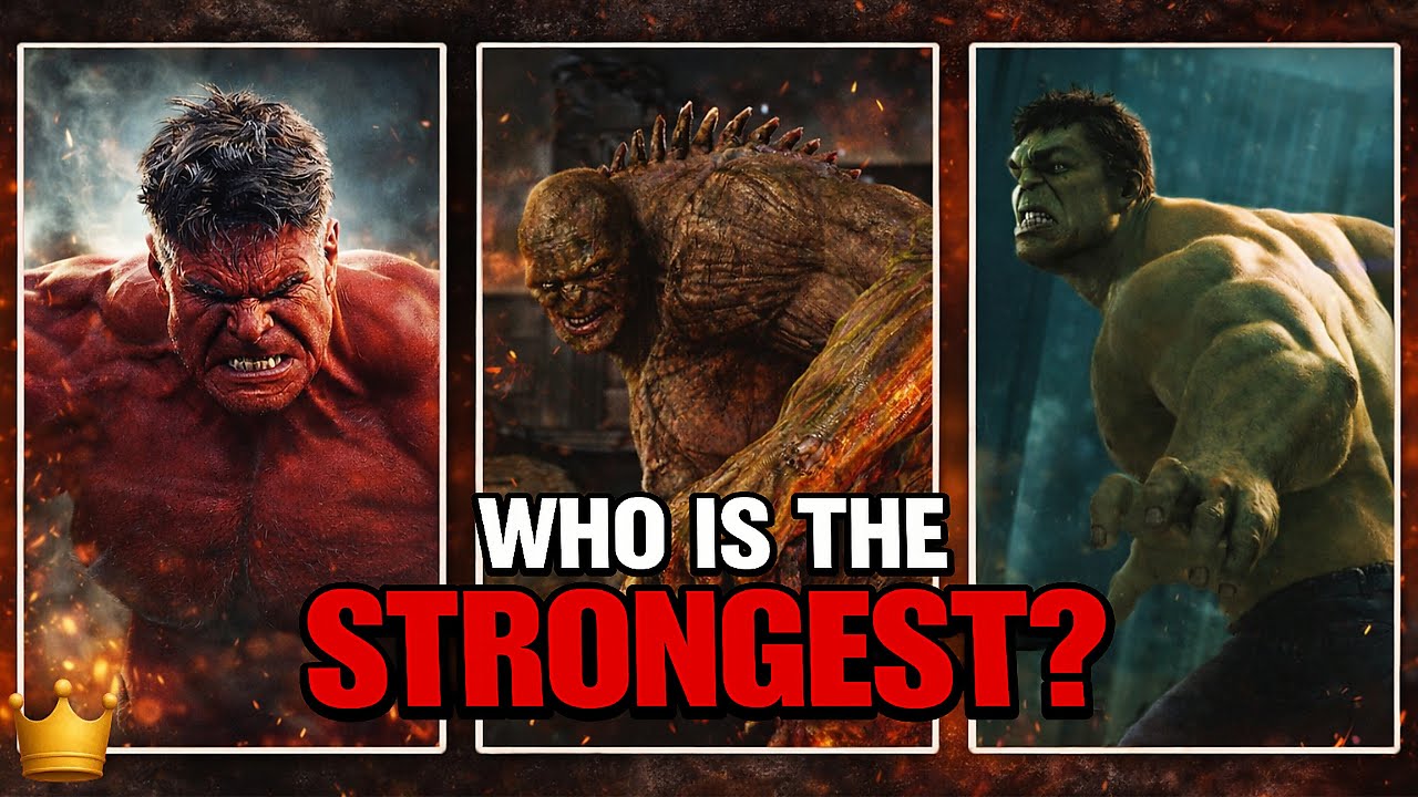 Ranking MCU Hulks From Weakest to Strongest #marvel