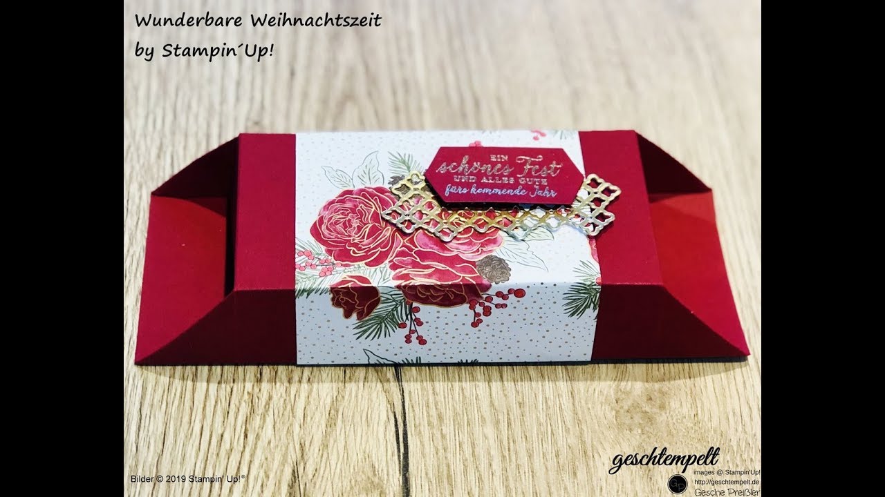 Große Verpackung wunderbare Weihnachtszeit - eine Anleitung mit den Produkten von Stampin´Up!