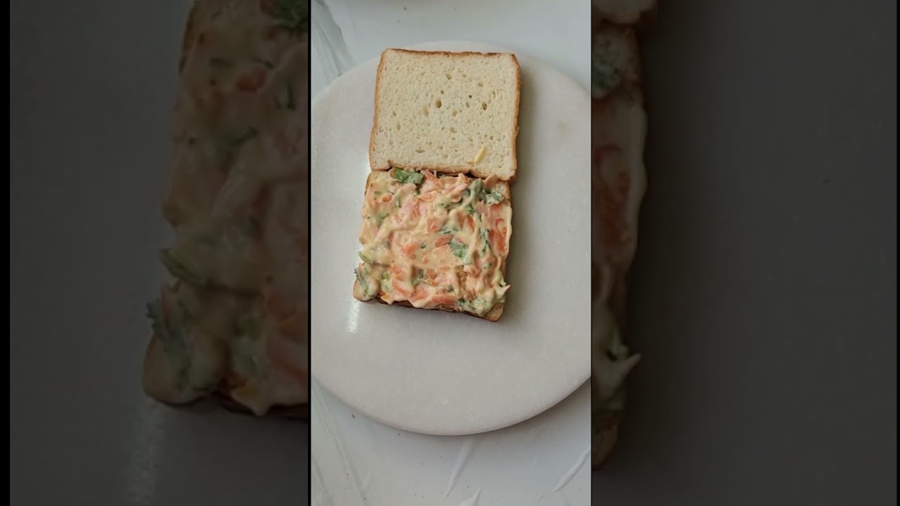 Carrot Mayo Sandwich Recipe /Sandwich Recipe / #shorts  #sandwich