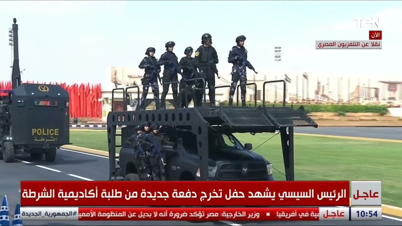 رجال لا يهابون الموت.. الرئيس السيسى يشاهد عرضا لوحدات القوات الخاصة بأكاديمية الشرطة