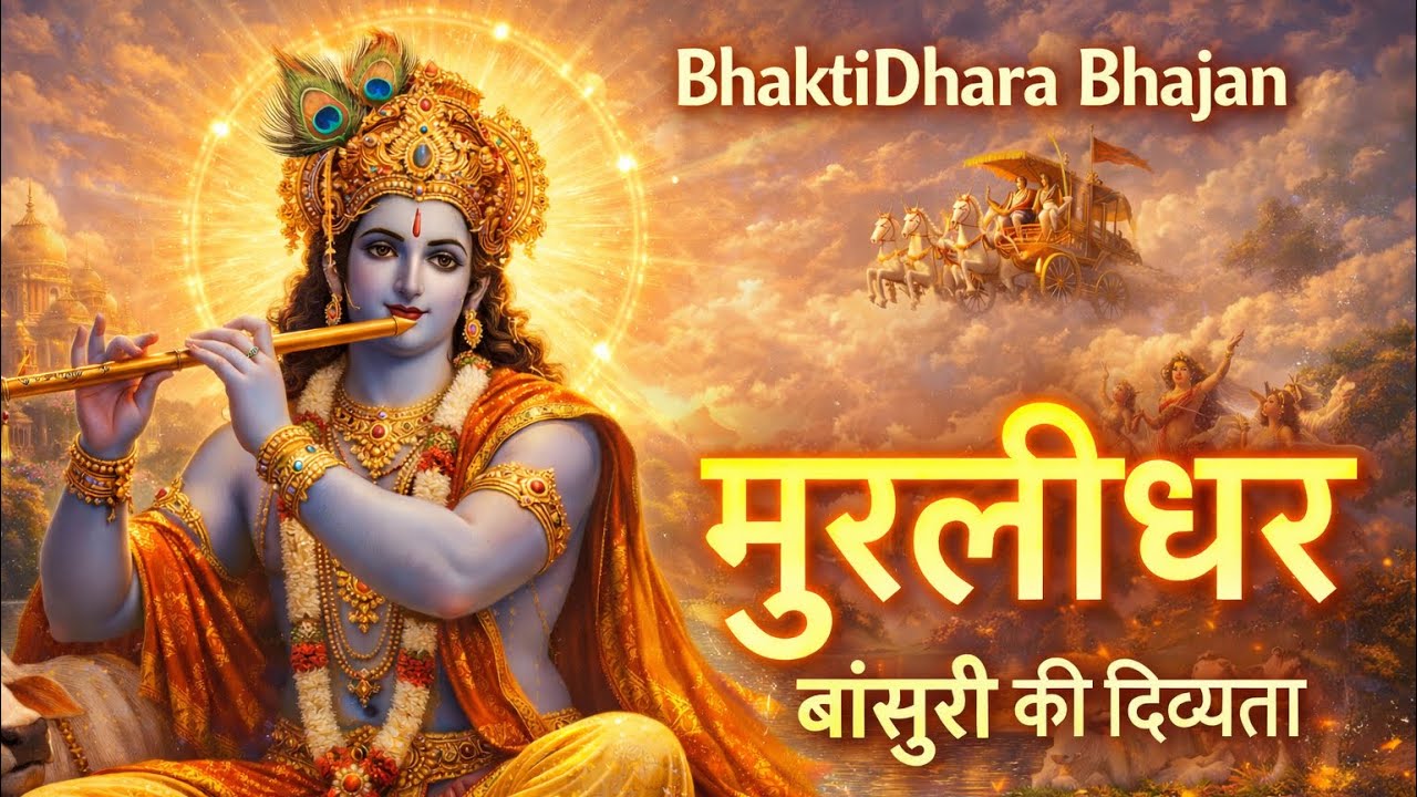 मुरलीधर | श्रीकृष्ण की दिव्य बांसुरी | रूह को छू लेने वाला भजन | Krishna Flute Meditation