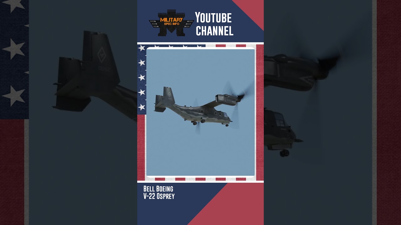 Bell Boeing V 22 Osprey | American made helicopter #3d #usa  #helicopter #explained #flying