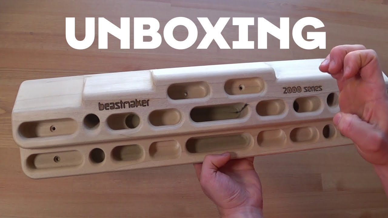 Beastmaker 2000 Hangboard Unboxing