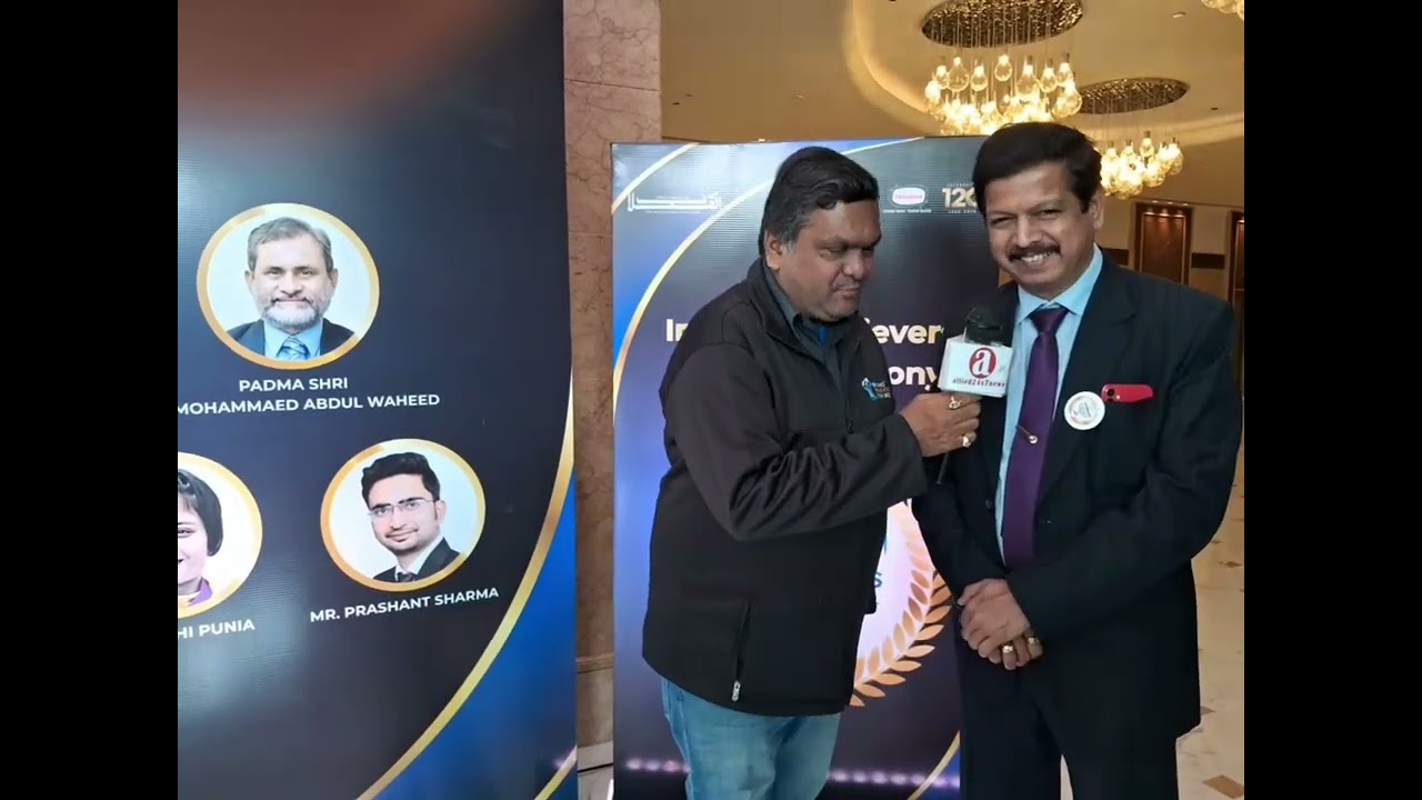 HAMDARD Achievers Award. Chairman & Awardees in Talk with SanjayAgrawal.