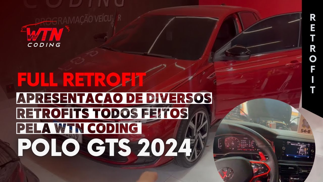 📲 WhatsApp: (11) 94863-6615 | Full Retrofit – Polo GTS 24 com Park, Side, Travel Assist e mais.