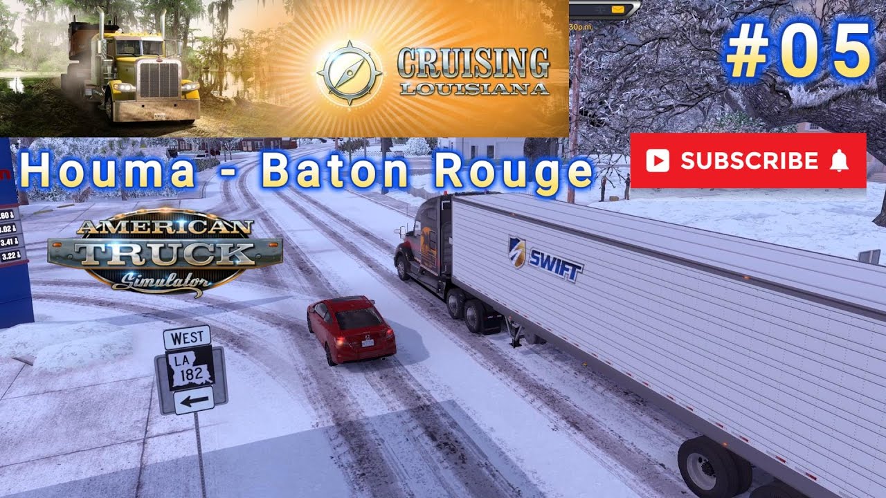 American truck simulator - Cap 05  -  Cruising Louisiana  Event #americantrucksimulator