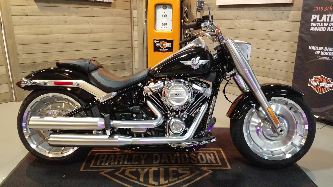 2018 Harley-Davidson Softail Fat Boy FLFB- vivid black