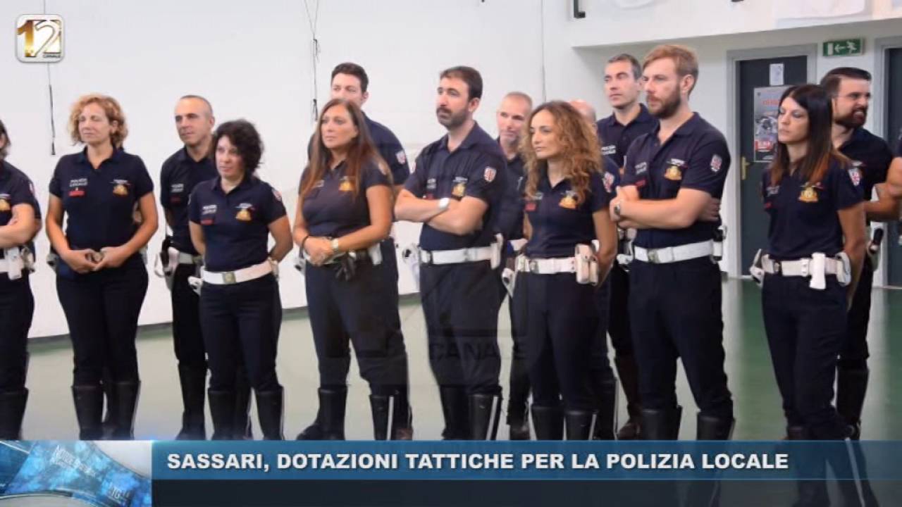 SASSARI, DOTAZIONI TATTICHE PER LA POLIZIA LOCALE