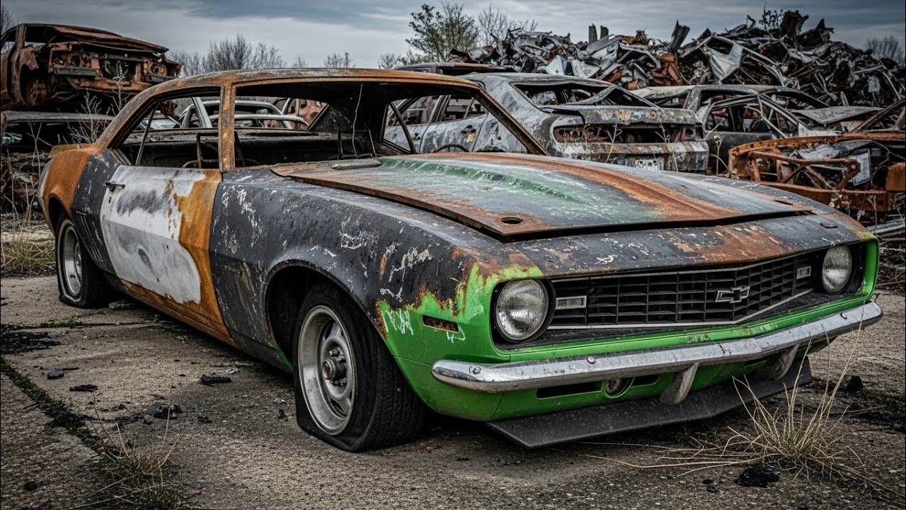 ASMR Car Restoration! Full Restoration 1906 Chevrolet Camaro from Burnt Condition to Looking New