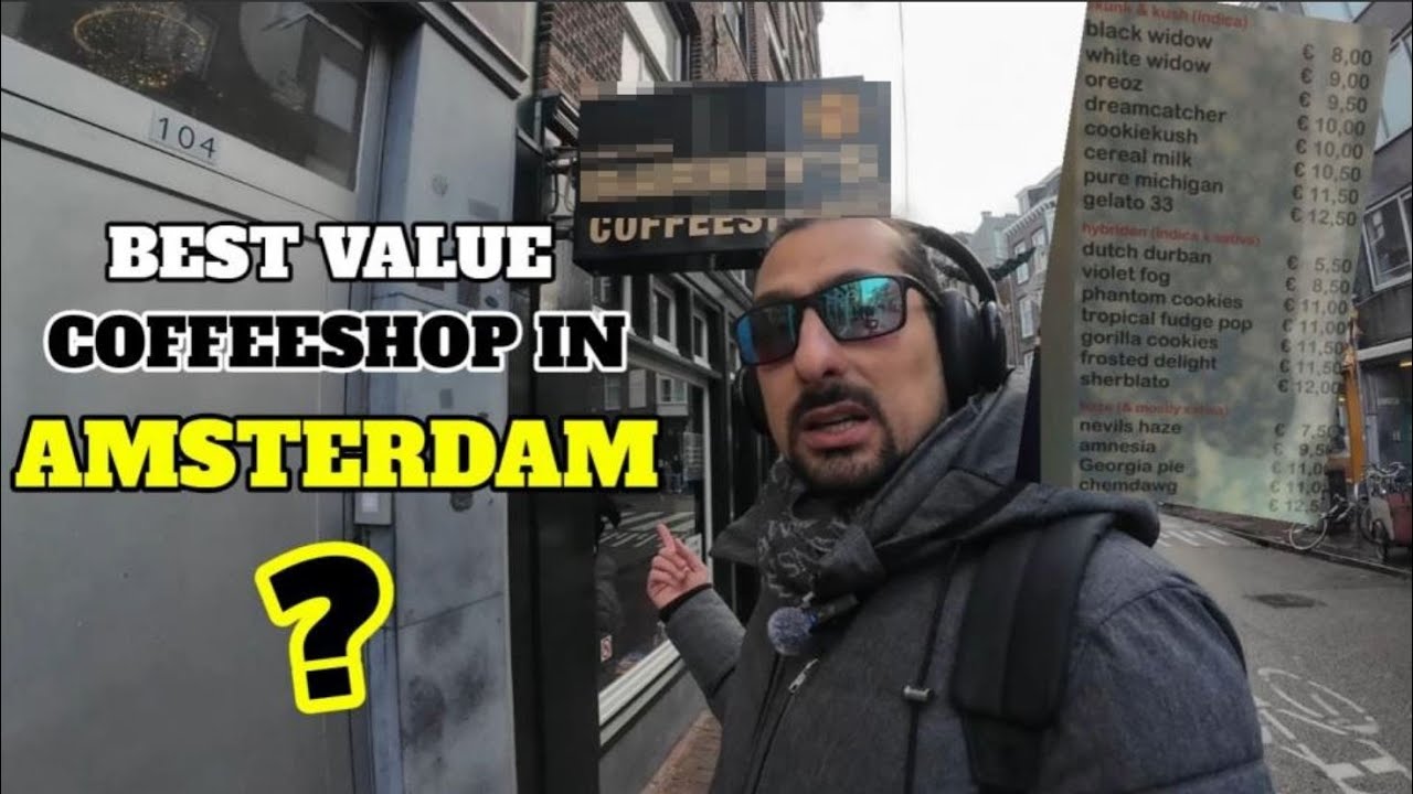 THIS COFFEESHOP'S MOST EXPENSIVE ITEM IS 12.50 + THE MUNCHIES #amsterdam vlog #1