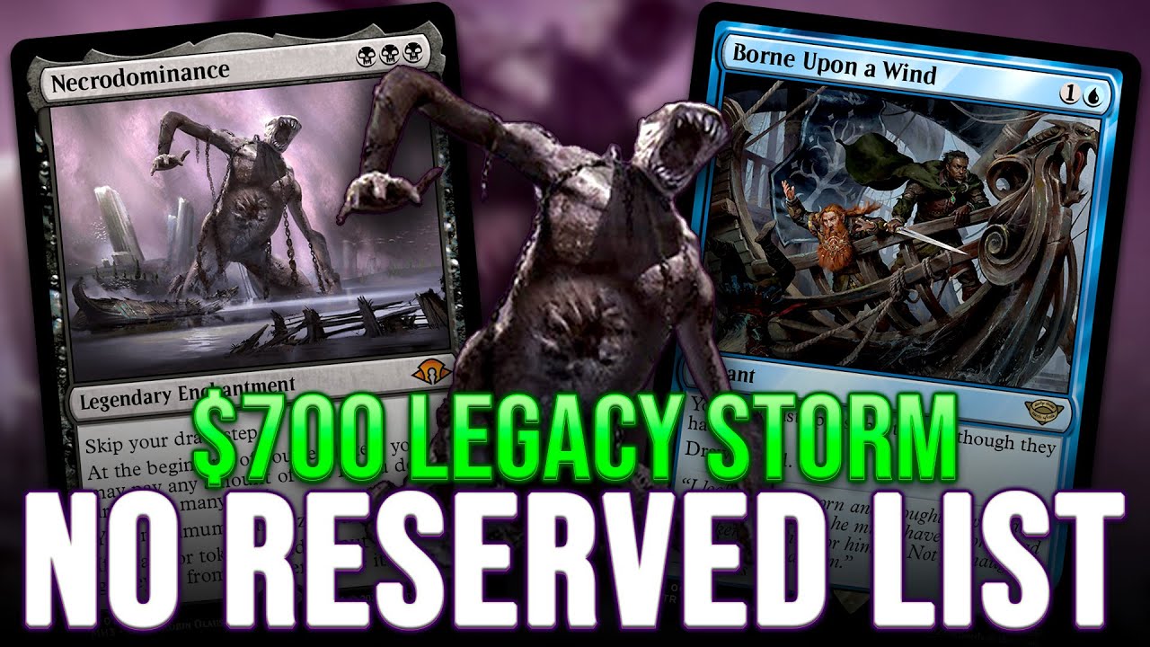 The CHEAPEST Storm deck! NO RESERVED LIST Necrodominance combo - MTG Legacy | Magic: The Gathering
