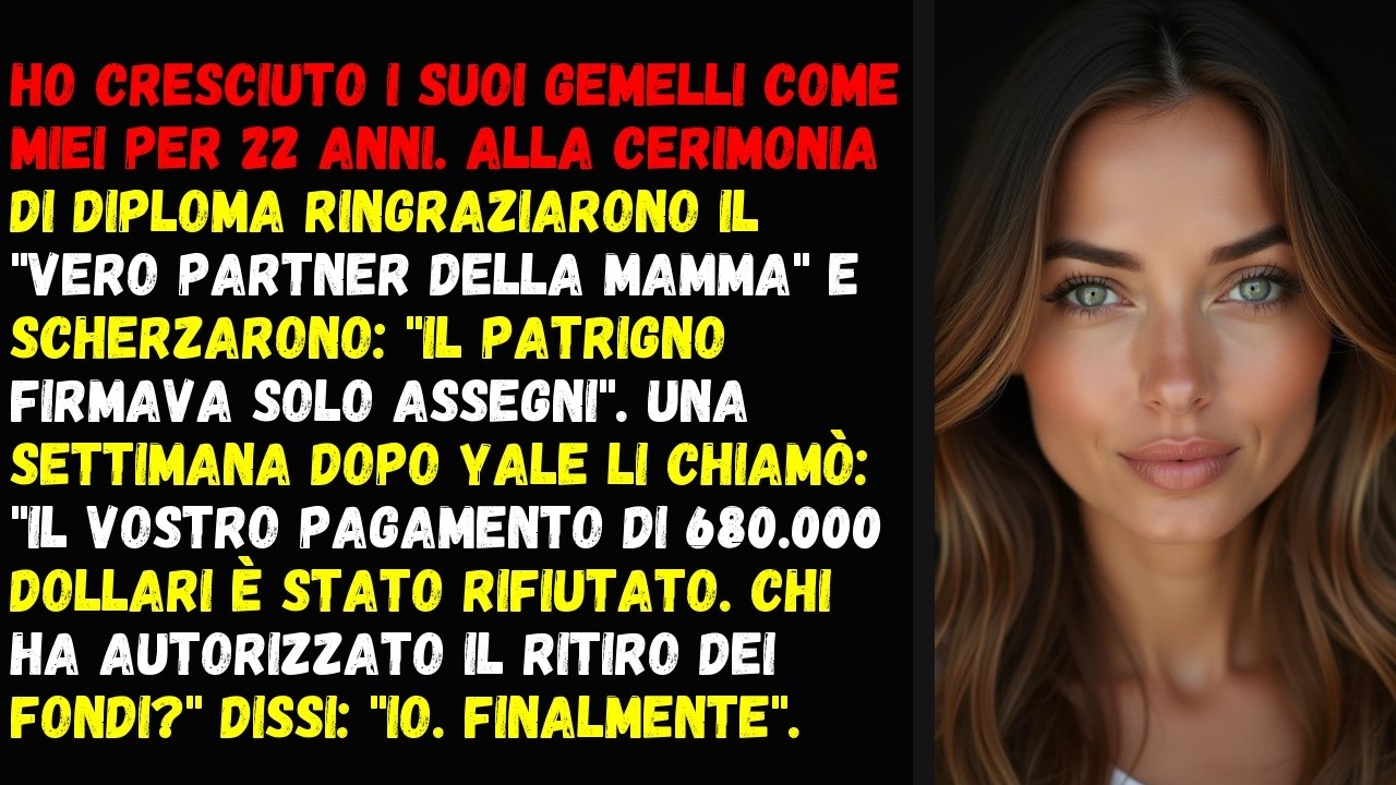 Ho cresciuto i suoi gemelli come miei per 22 anni. Alla cerimonia di diploma ringraziarono