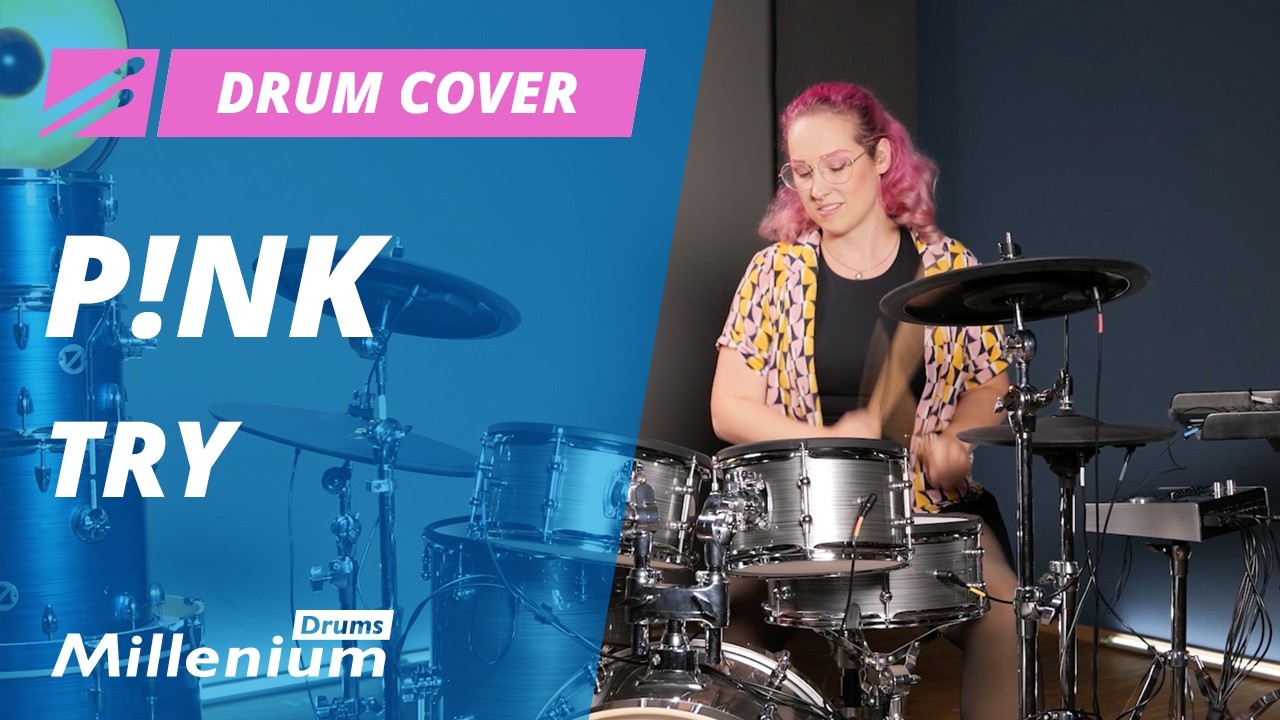 P!NK Drum Cover | Try | the_drummerqueen