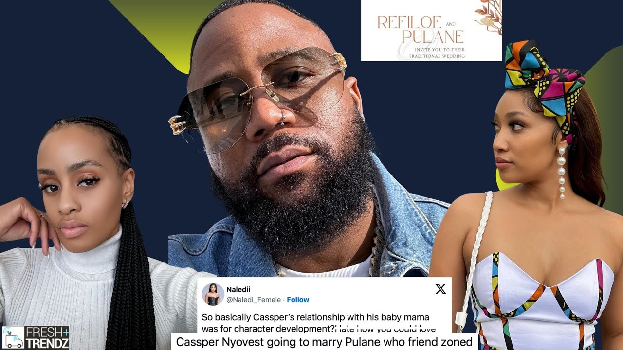 Social Media Reacts To Cassper Nyovest Reportedly Getting Married To His Childhood {Girlfriend?}
