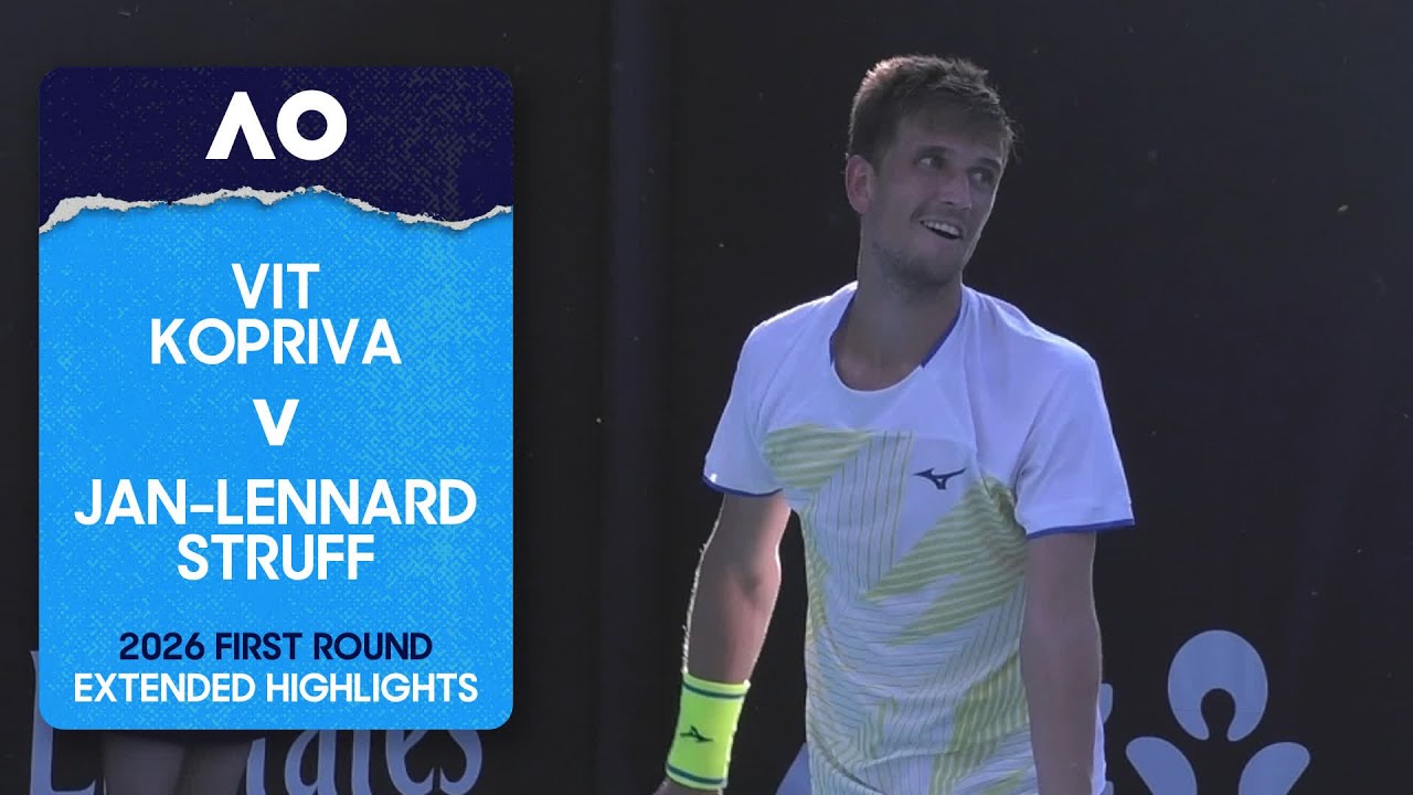 Vit Kopriva v Jan-Lennard Struff Extended Highlights | Australian Open 2026 First Round