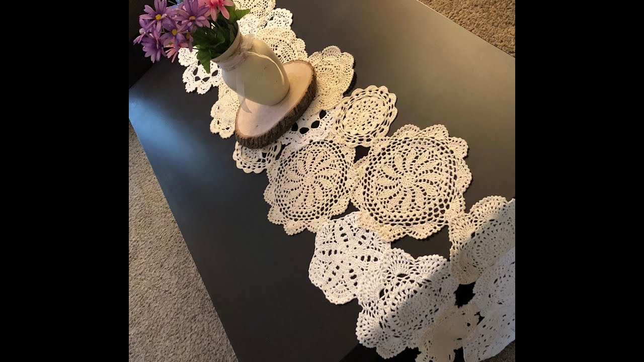 Transform your Doilies into a Beautiful Table Runner !!!!!