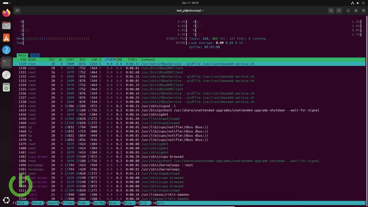 Linux - htop Nasıl Kullanılır