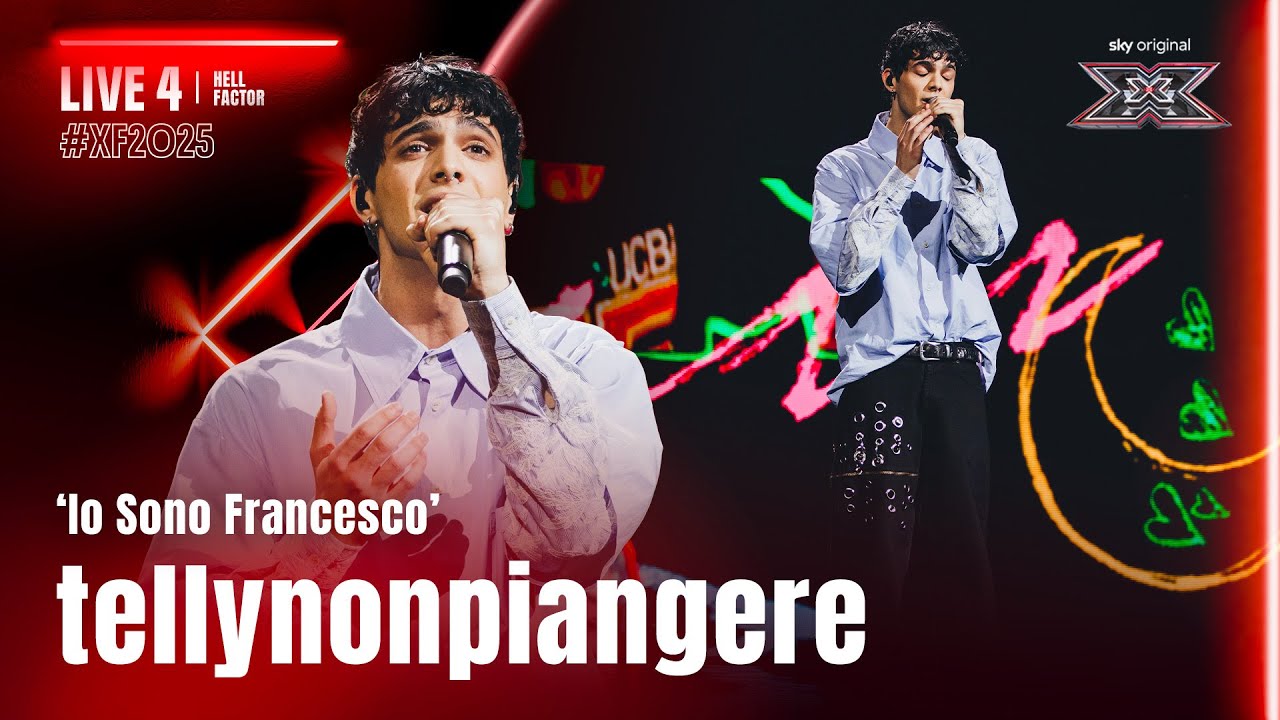 tellynonpiangere | &lsquo;Io Sono Francesco&rsquo; - Tricarico | Live 4 | X Factor 2025