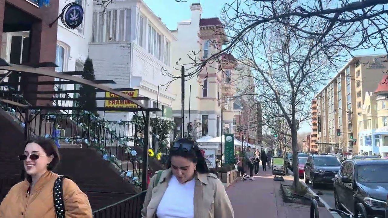 LUNAR NEW YEAR 4K RESTAURANT CRAWL IN DC: What P street looks like after the crawl.