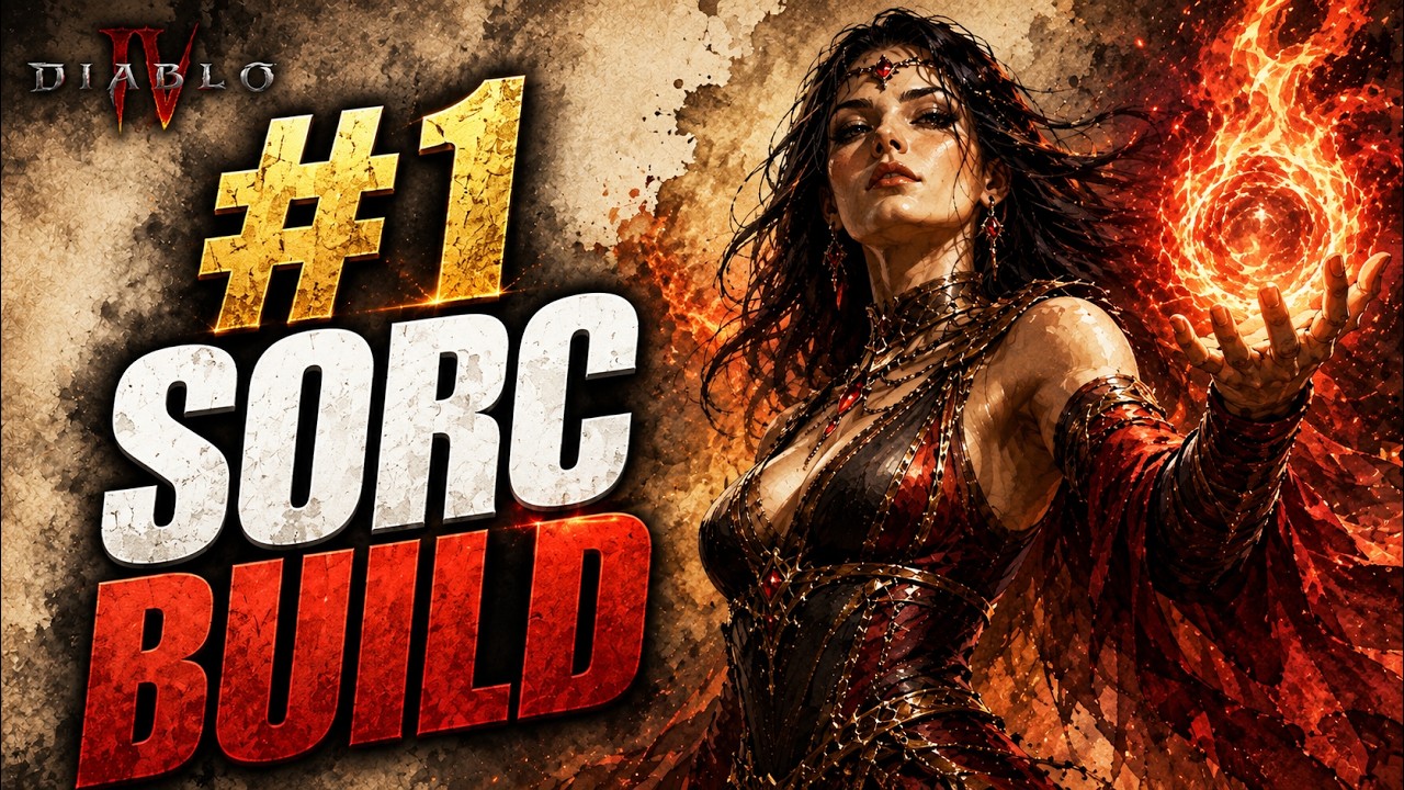 The #1 Best Sorc Build In Diablo 4 Season 14!