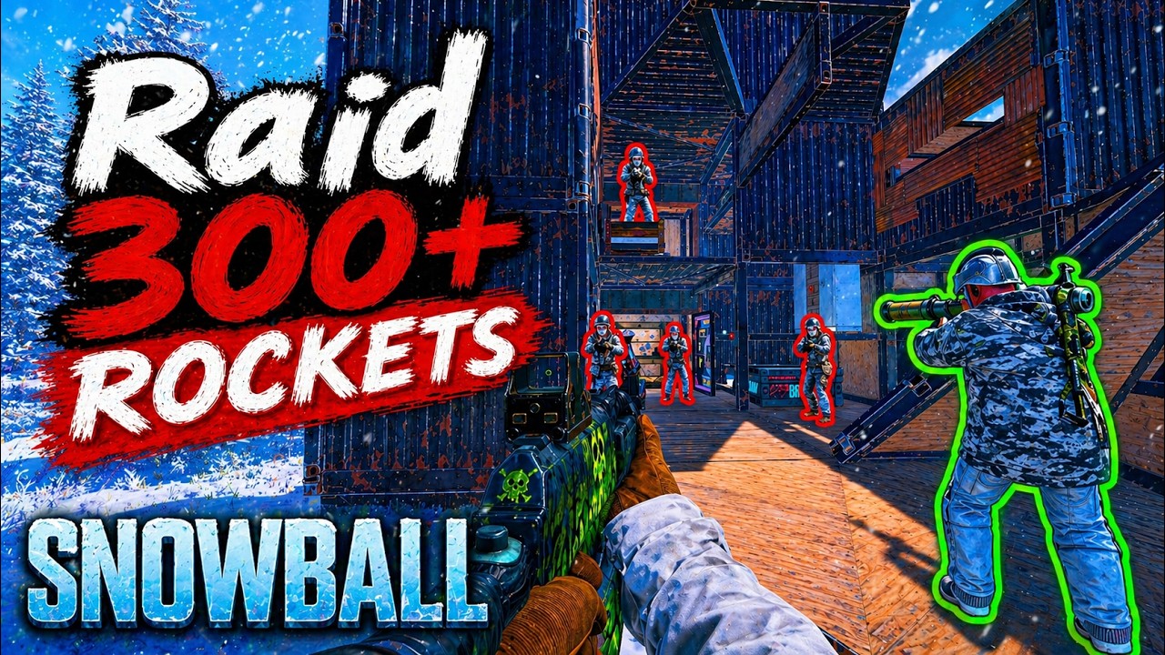 HOW SMALL GROUP DOMINATION SERVER and 300+ ROCKETS | rust