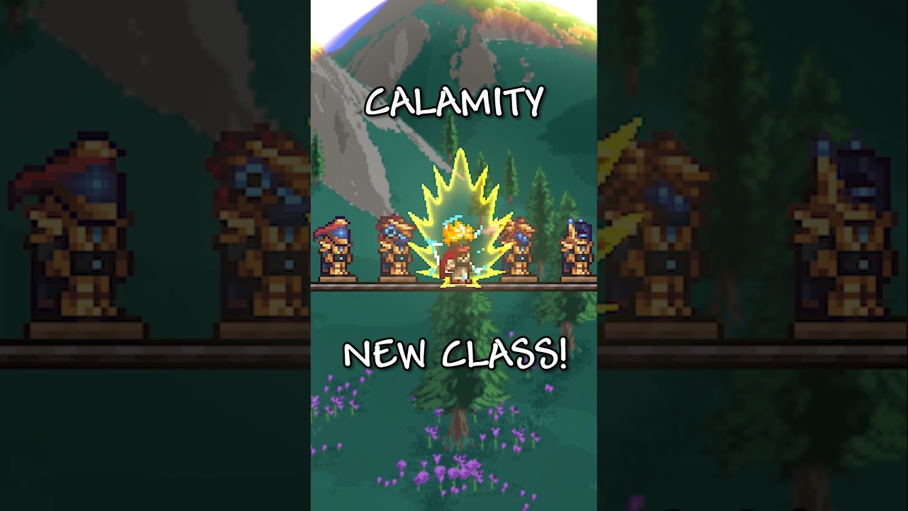Каждый класс &laquo;Бедствие&raquo; дополнен... #terraria #calamity #shorts