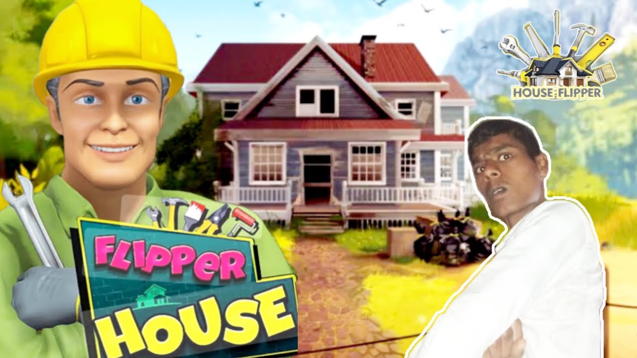 I Played [ House Flipper ] house renovation and sell#games 