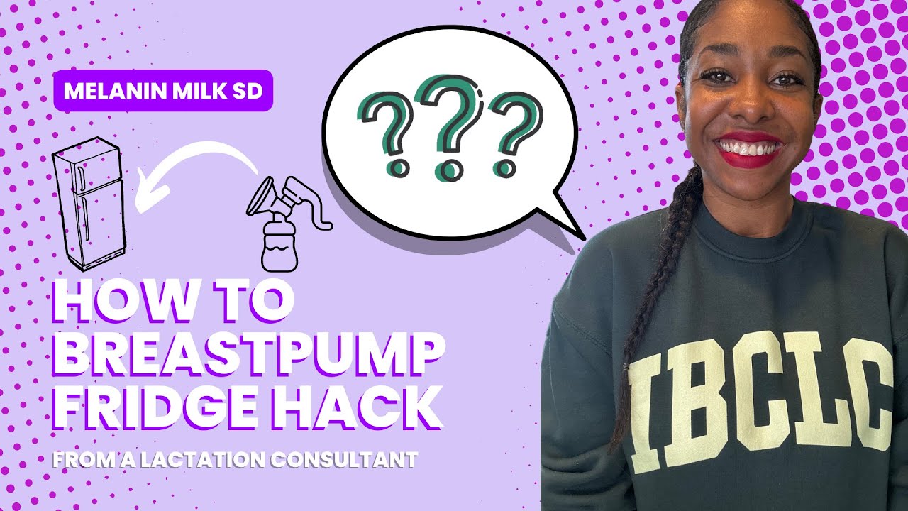 Breast Pump Fridge Hack - IBCLC Lactation Consultant Tips