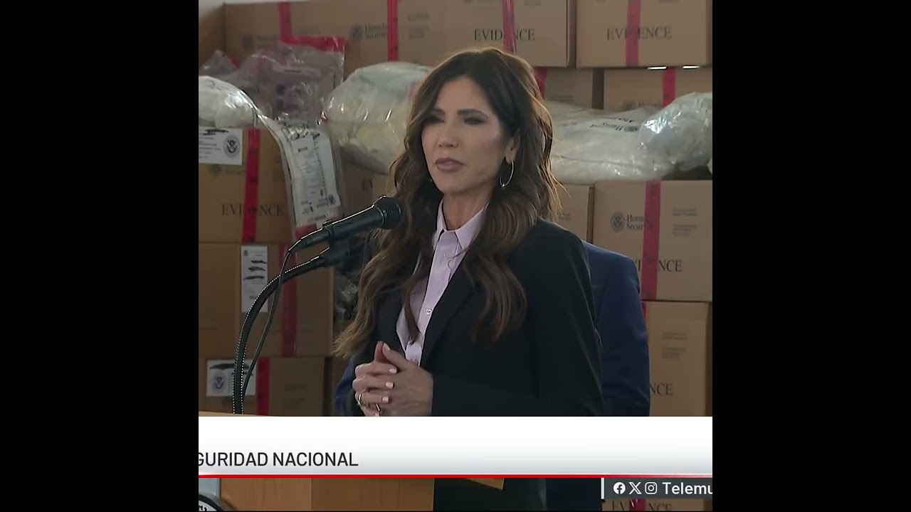 Kristi Noem comparece ante los medios en Otay Mesa | TELEMUNDO SAN DIEGO