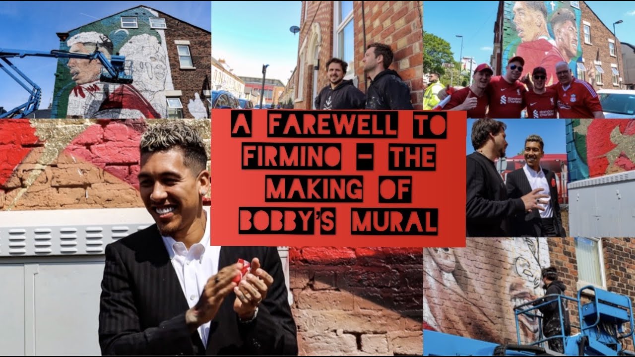 A Farewell To Firmino - The Making of Bobby's Mural ( MurWalls X Liam Bononi X John Culshaw)
