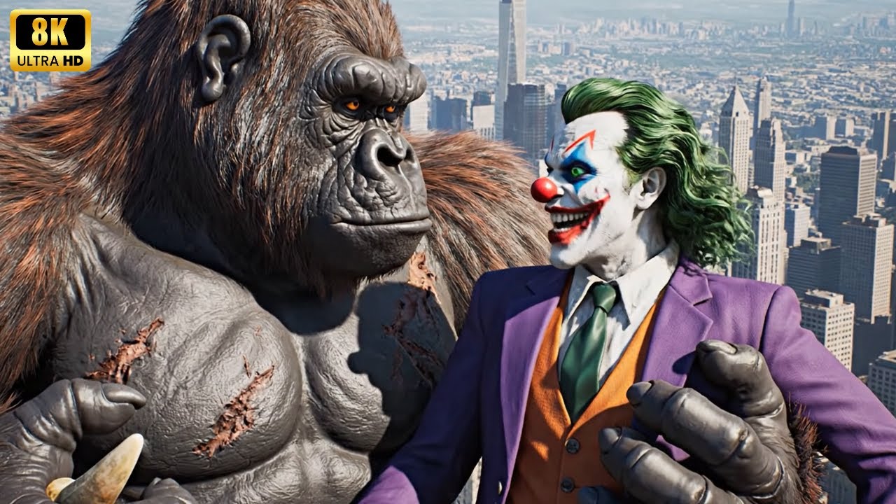KING KONG vs JOKER - The City of Chaos | Epic Battle in a Destructive Urban Apocalypse