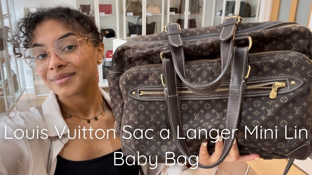 Louis Vuitton Sac a Langer Mini Lin Baby Bag Review