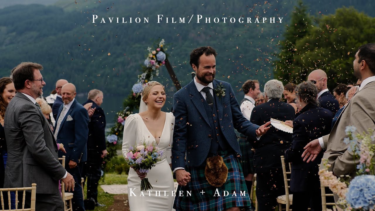 Carrick Castle Estate wedding video Kathleen and Adam