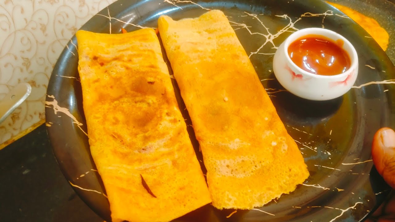 জলখাবারের তৈরী করে নিন প্রোটিন সমৃদ্ধ মুগ ডালের দোসা। mung dal dosa recipe